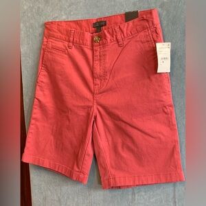 Nordstrom’s 14th & Union Canyon Red‎ Flat Front Shorts NWT Size 30 W